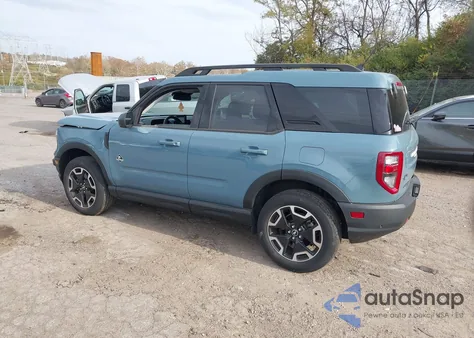 2023 Ford Bronco Sport Outer Banks z USA, uszkodzony, nr VIN 3FMCR9C62PRD65003